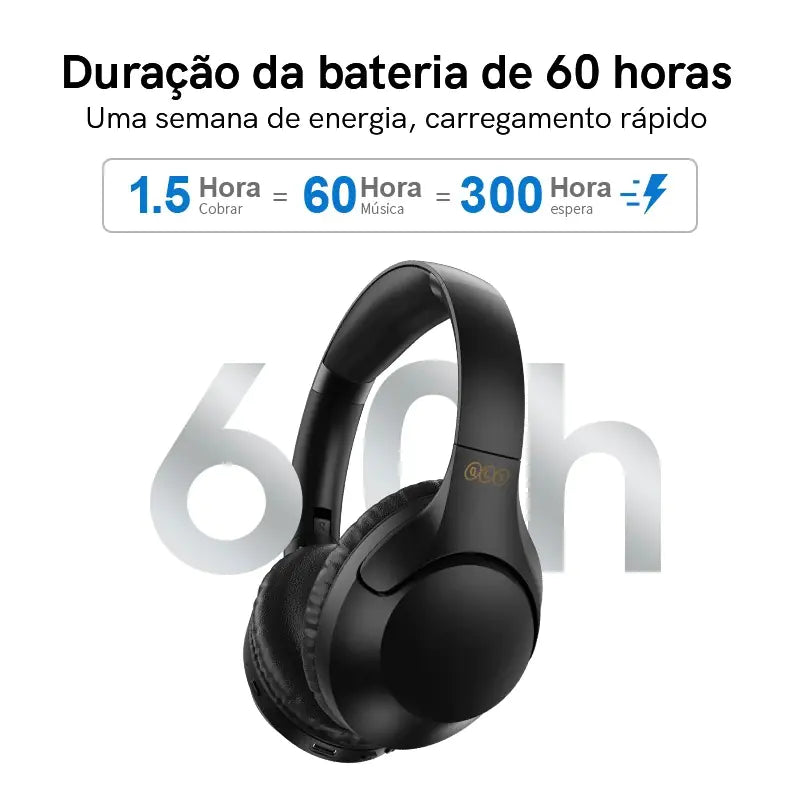 QCY H2 Wireless Headphones with HiFi Stereo Sound