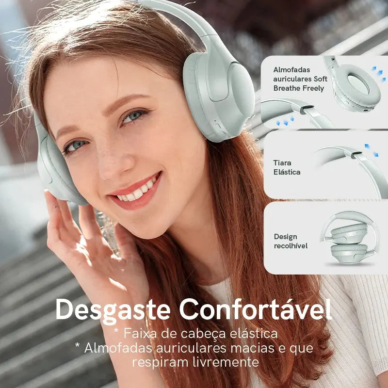 QCY H2 Wireless Headphones with HiFi Stereo Sound