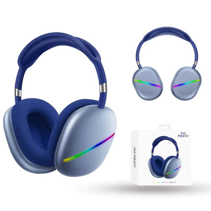 Hi-Fi Stereo Wireless Headphones with Microphone and Radio